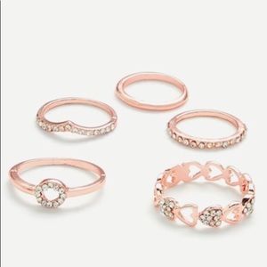 Sold 💜💚Rose gold rings (not real gold) 💜💚